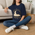 Rest Is Part of the Ritual moon graphic T-shirt in black