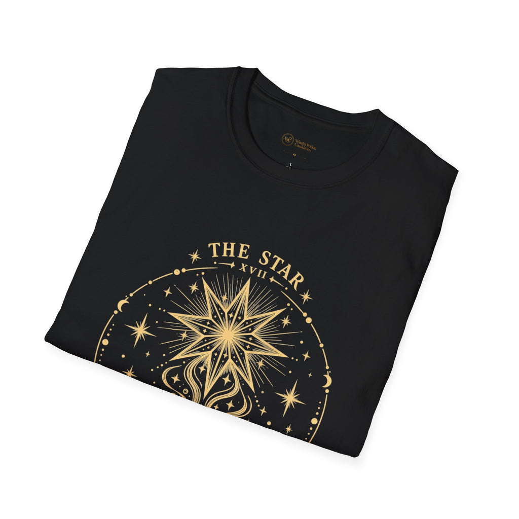 The Star XVII | Celestial Medallion Tarot T-Shirt