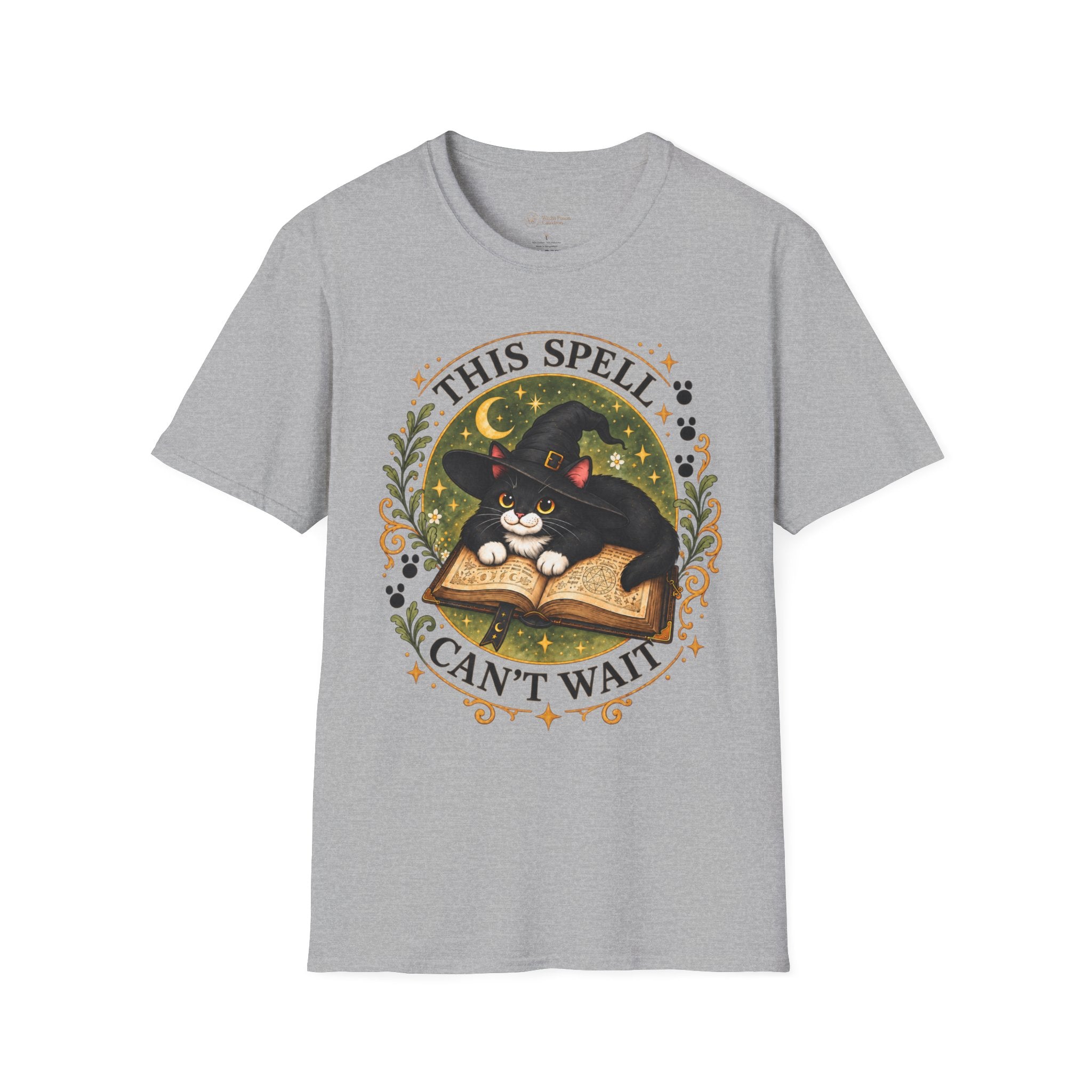 This Spell Can't Wait Tivis T-Shirt | Witchy Cat Tee