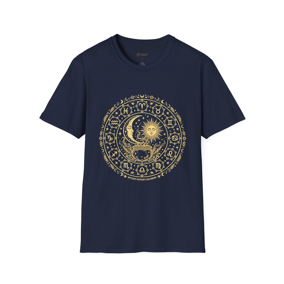 Zodiac Wheel | Ornate Astrology Graphic T-Shirt