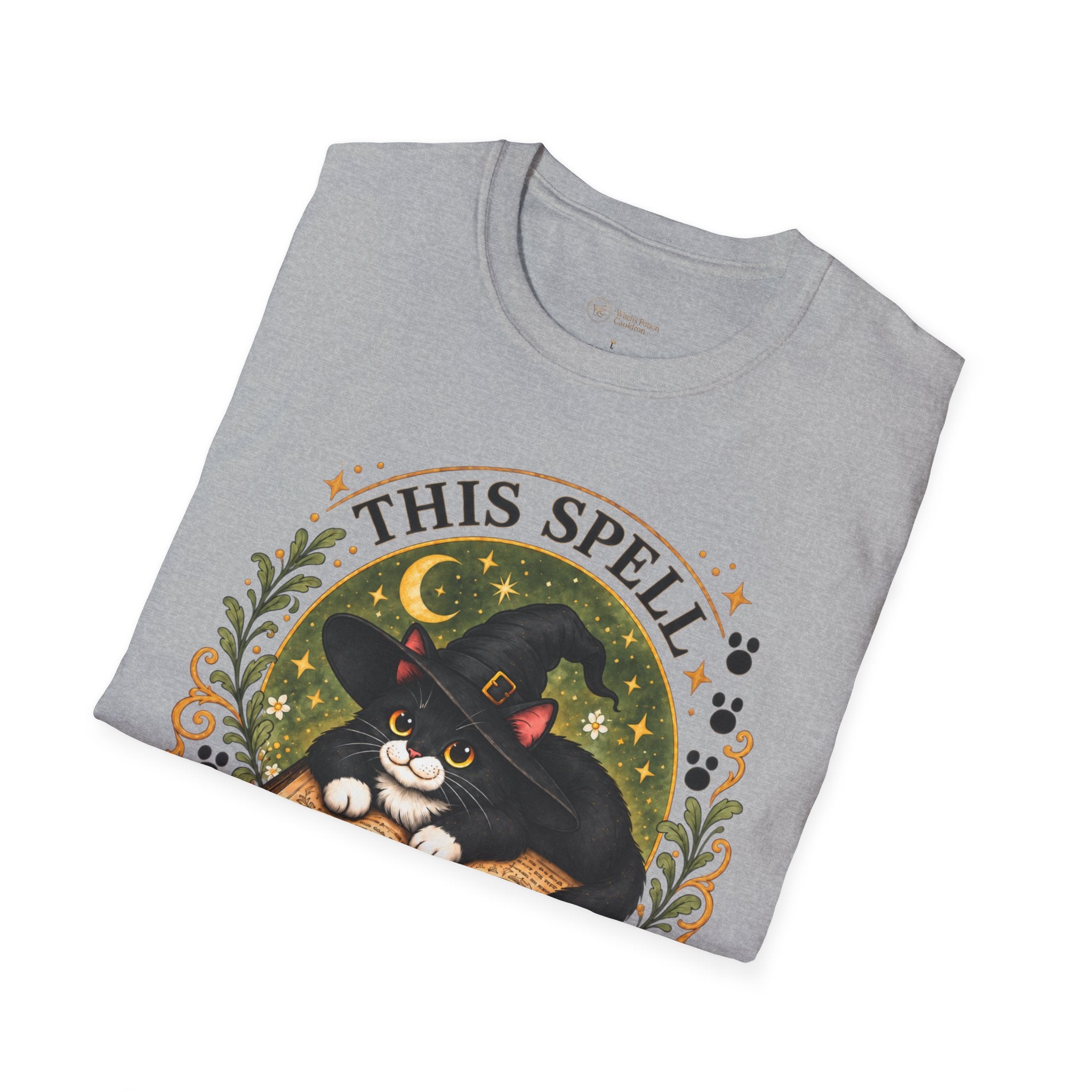 This Spell Can't Wait Tivis T-Shirt | Witchy Cat Tee
