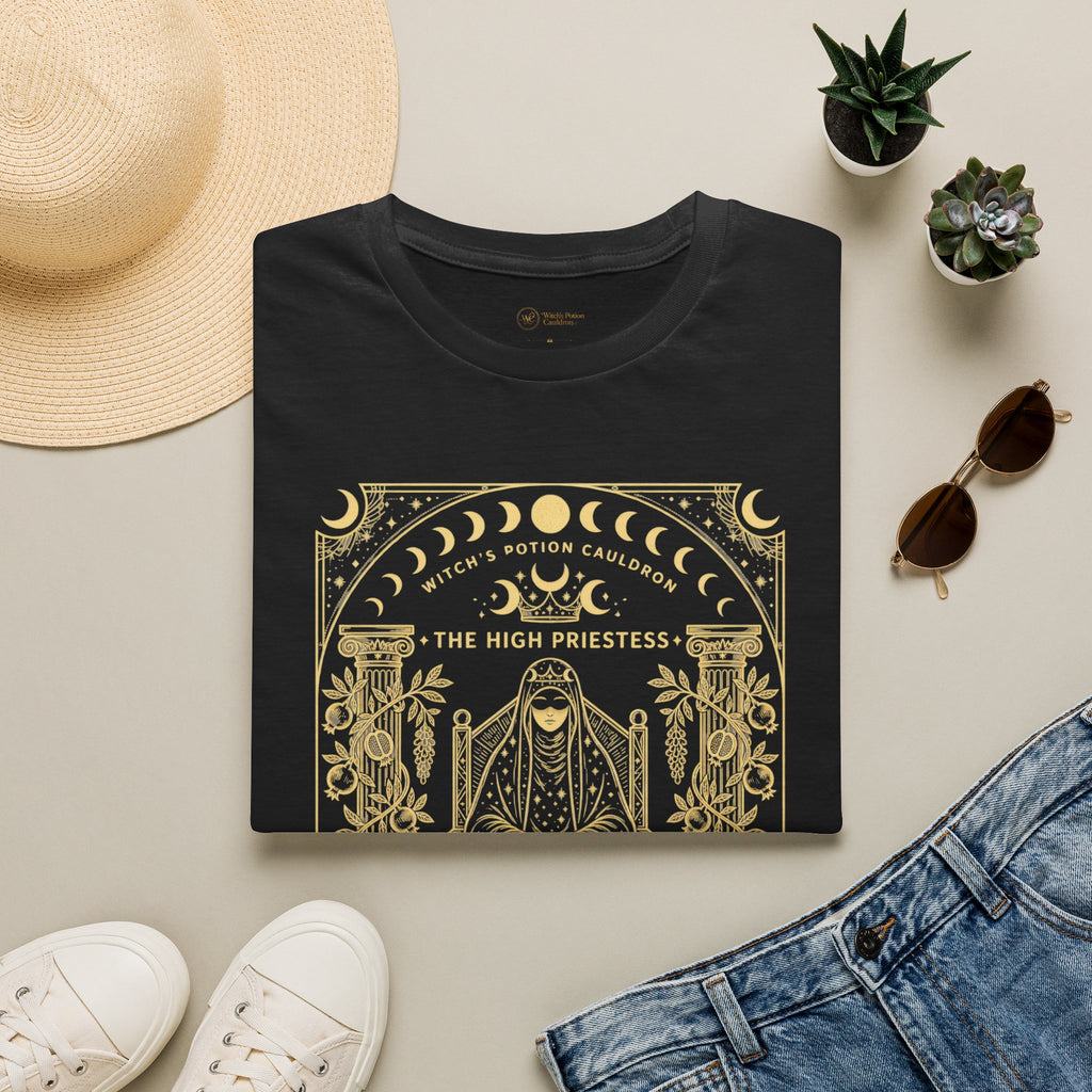 The High Priestess | Moon Phase Tarot T-Shirt