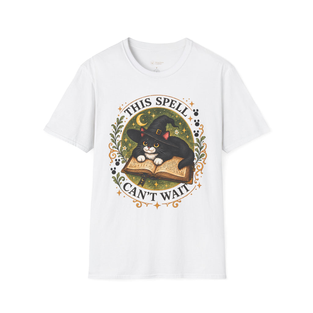 This Spell Can't Wait Tivis T-Shirt | Witchy Cat Tee
