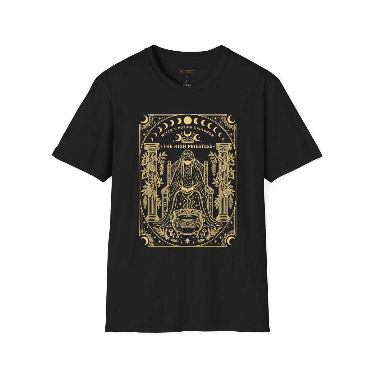 The High Priestess | Moon Phase Tarot T-Shirt