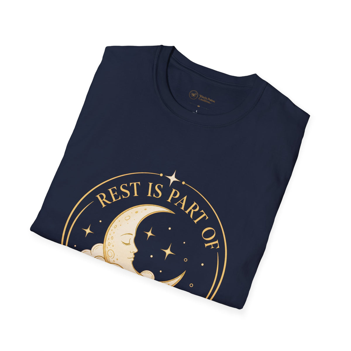 Rest Is Part of the Ritual celestial tee product view