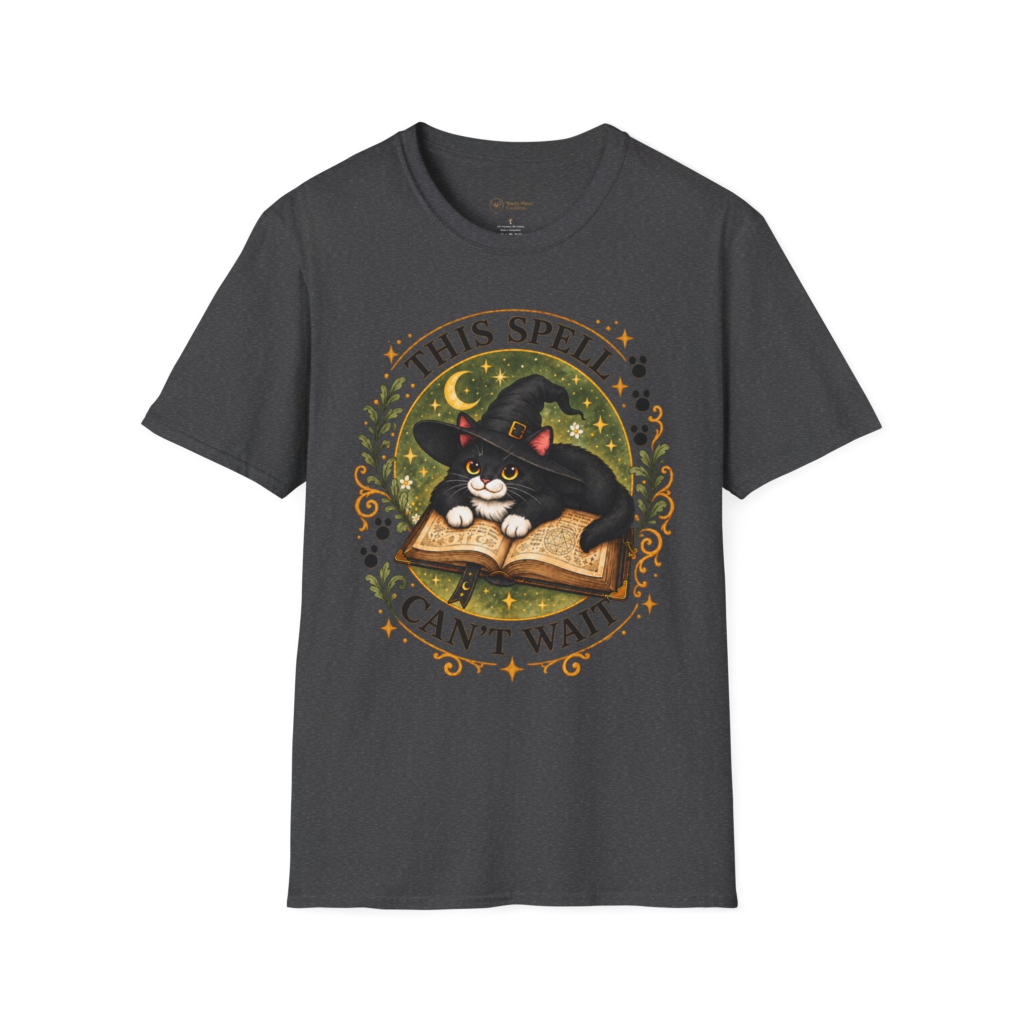 This Spell Can't Wait Tivis T-Shirt | Witchy Cat Tee