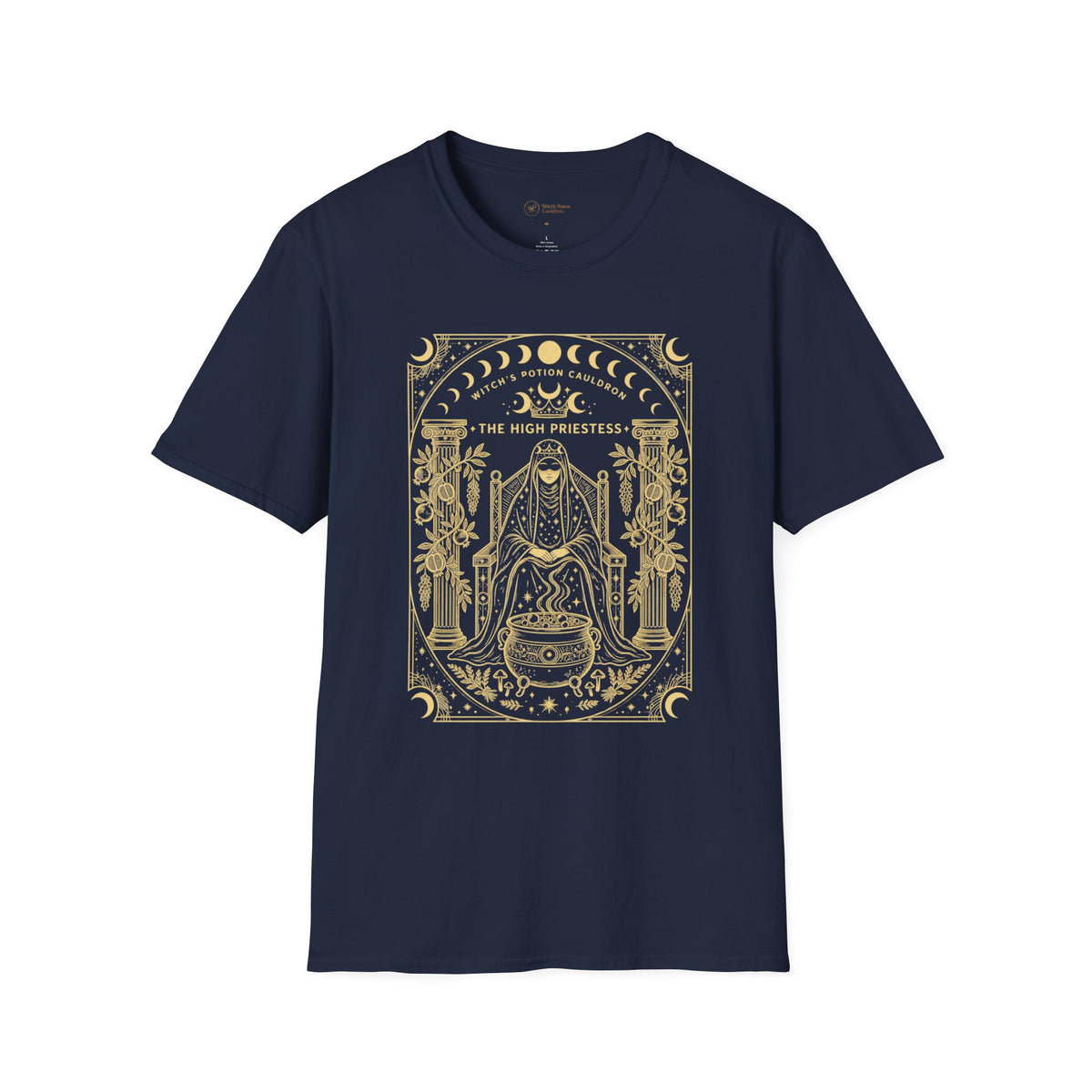 The High Priestess | Moon Phase Tarot T-Shirt