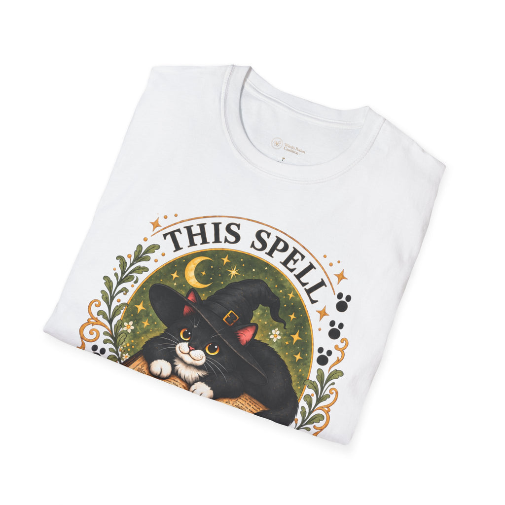 This Spell Can't Wait Tivis T-Shirt | Witchy Cat Tee