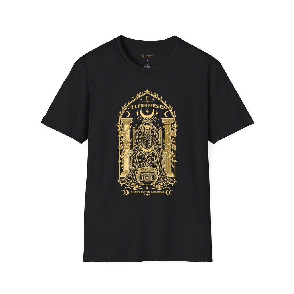 The High Priestess II | Botanical Arch Tarot T-Shirt