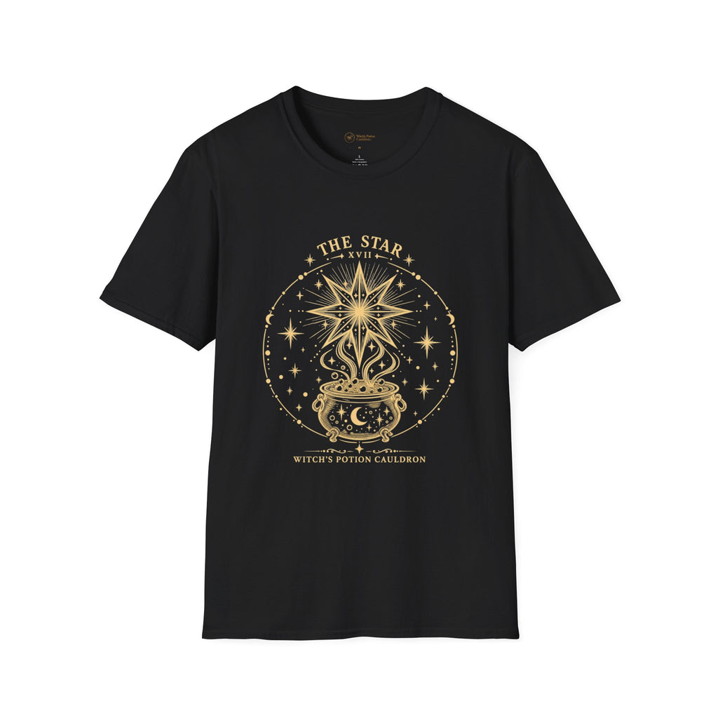 The Star XVII | Celestial Medallion Tarot T-Shirt