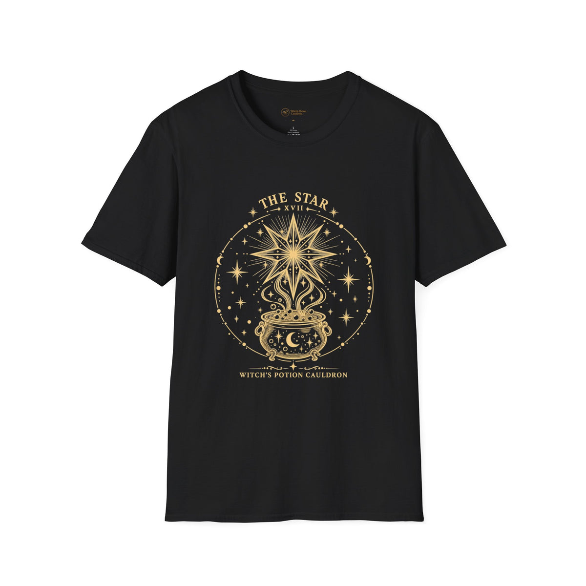 The Star XVII | Celestial Medallion Tarot T-Shirt