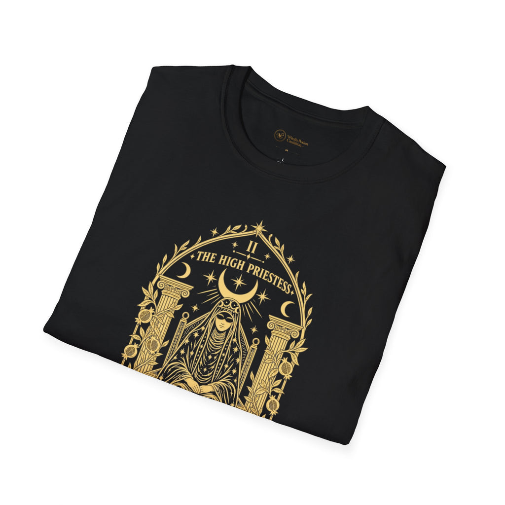 The High Priestess II | Botanical Arch Tarot T-Shirt