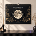 2027 Moon Phase Ritual Calendar cover with botanical lunar artwork