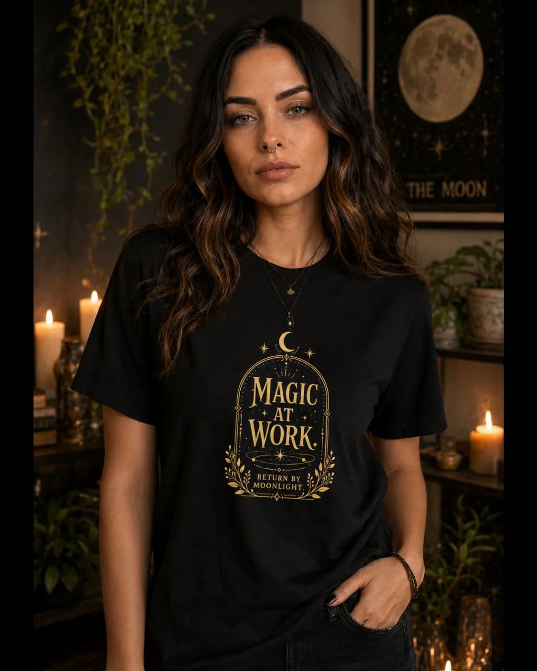 Magic at Work, Return by Moonlight Celestial T-Shirt