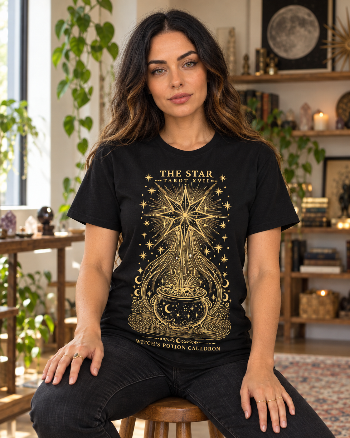 The Star XVII | Radiant Star Tarot T-Shirt