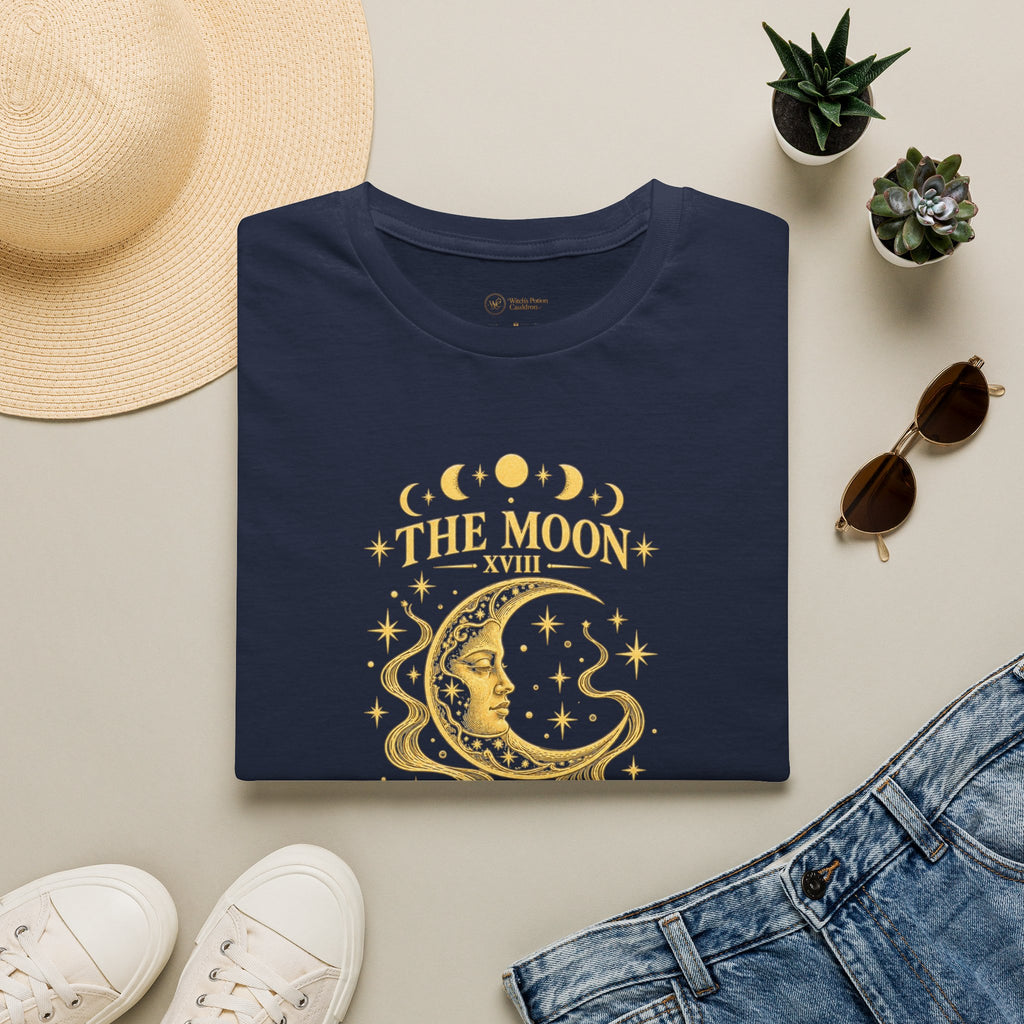 The Moon XVIII | Moon Phase Tarot T-Shirt
