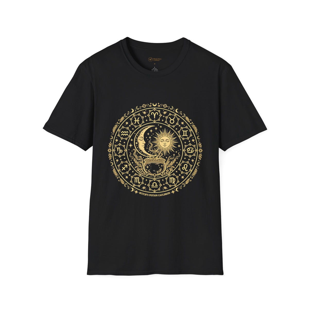 Zodiac Wheel | Ornate Astrology Graphic T-Shirt