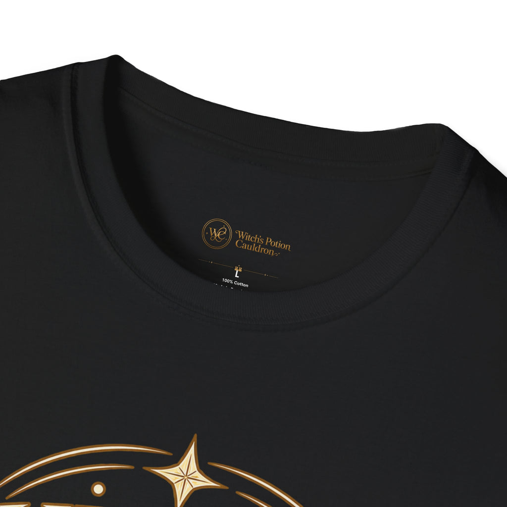 Relaxed unisex celestial graphic T-shirt