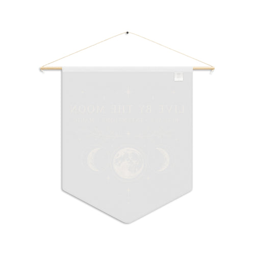 18 x 21 inch celestial wall banner hanging from a wooden dowel
