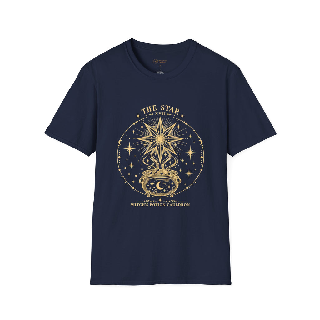 The Star XVII | Celestial Medallion Tarot T-Shirt