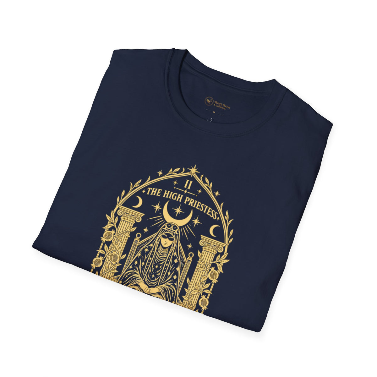 The High Priestess II | Botanical Arch Tarot T-Shirt