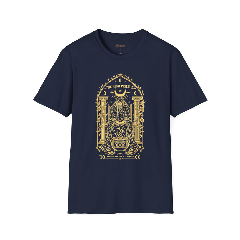 The High Priestess II | Botanical Arch Tarot T-Shirt
