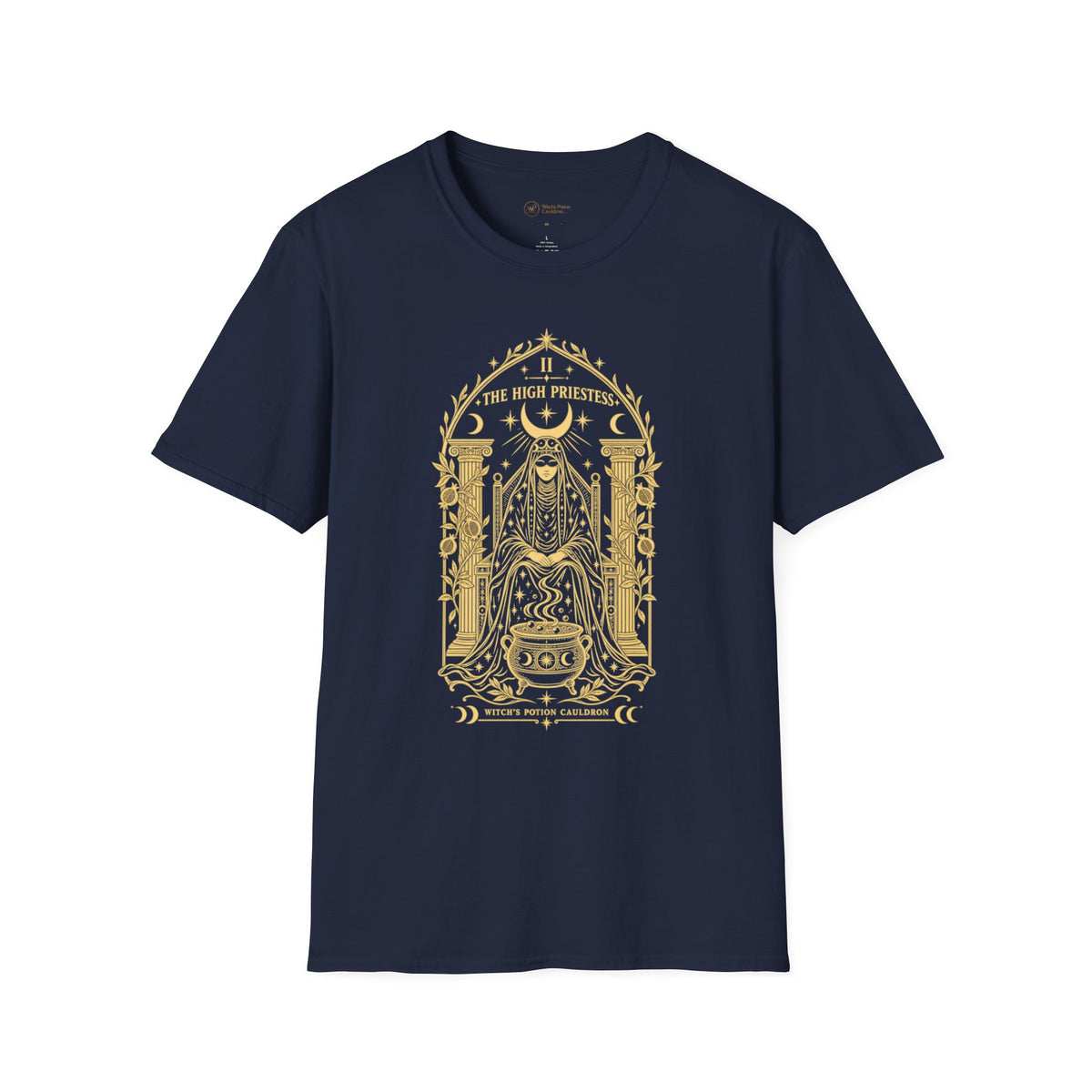 The High Priestess II | Botanical Arch Tarot T-Shirt